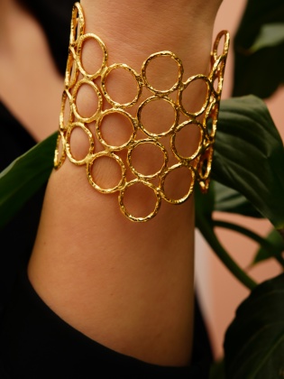 Handmade Gold Plated Bracelet