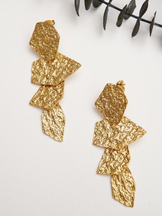 Handmade Design Brass Earrings