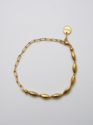 Handmade Design Gold Plated Silver Bracelet